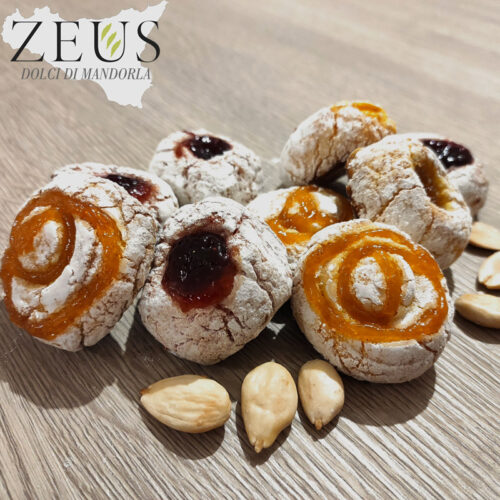 Dolce di Mandorla Arancia Albicocca e Limone Siciliano  - Doce Artigianale Tipico Siciliano 500 gr
