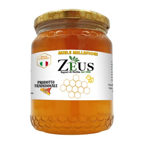 Miele Millefiori Siciliano Zeus - 100% Naturale 500 gr