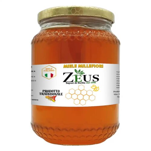 Miele Millefiori Siciliano Zeus - 100% Naturale 1 kg
