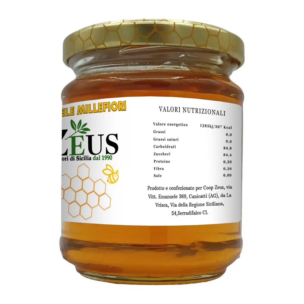 Miele Millefiori Siciliano Zeus - 100% Naturale 250 gr - immagine 3
