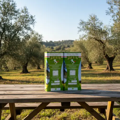 2x Lattina Olio EVO BIOLOGICO ZEUS
